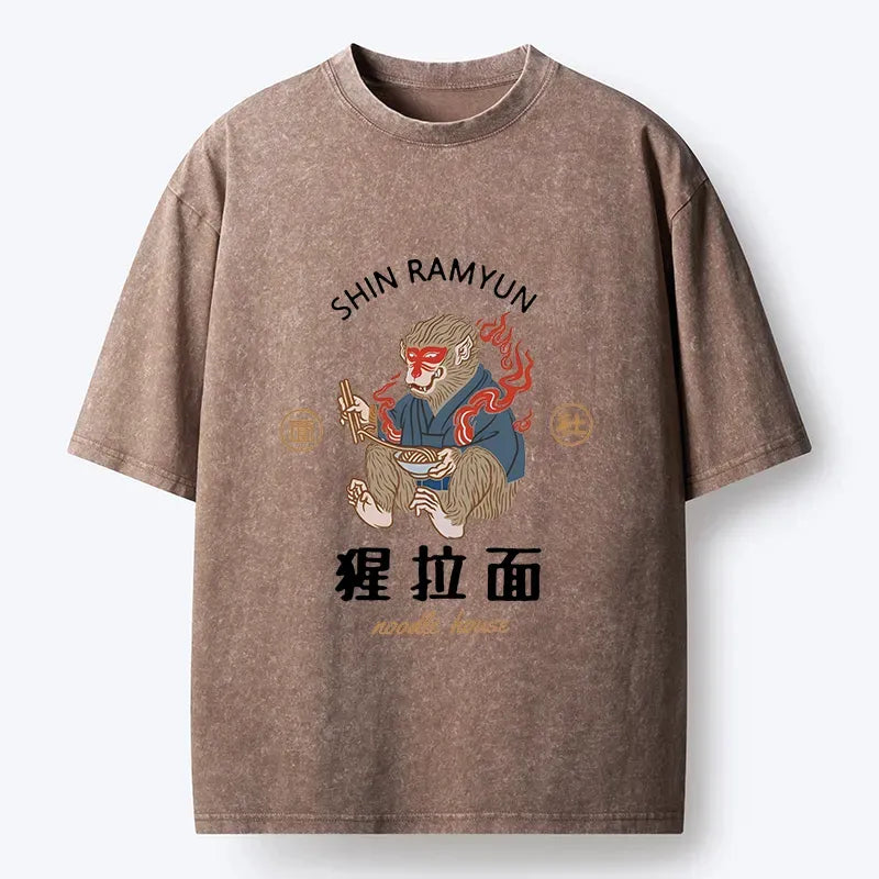 Kyoto-Lion Shin Ramyun Washed T-Shirt