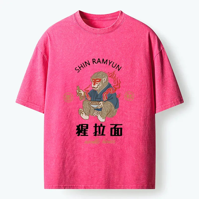 Ukiyo-e Lion T-Shirt Free Shipping