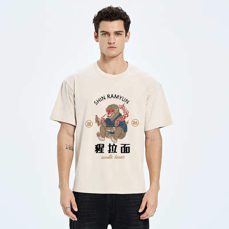 Kyoto-Lion Shin Ramyun Washed T-Shirt