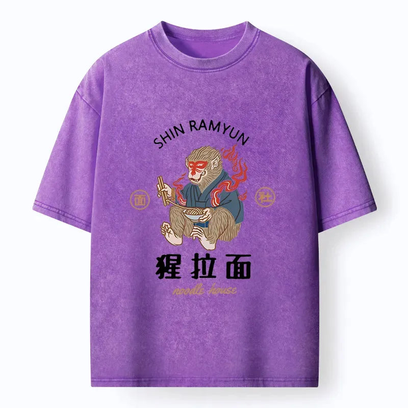 Kyoto-Lion Shin Ramyun Washed T-Shirt