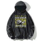 Kyoto-Lion Snails That Work According To Their Own Rules Washed Hoodie