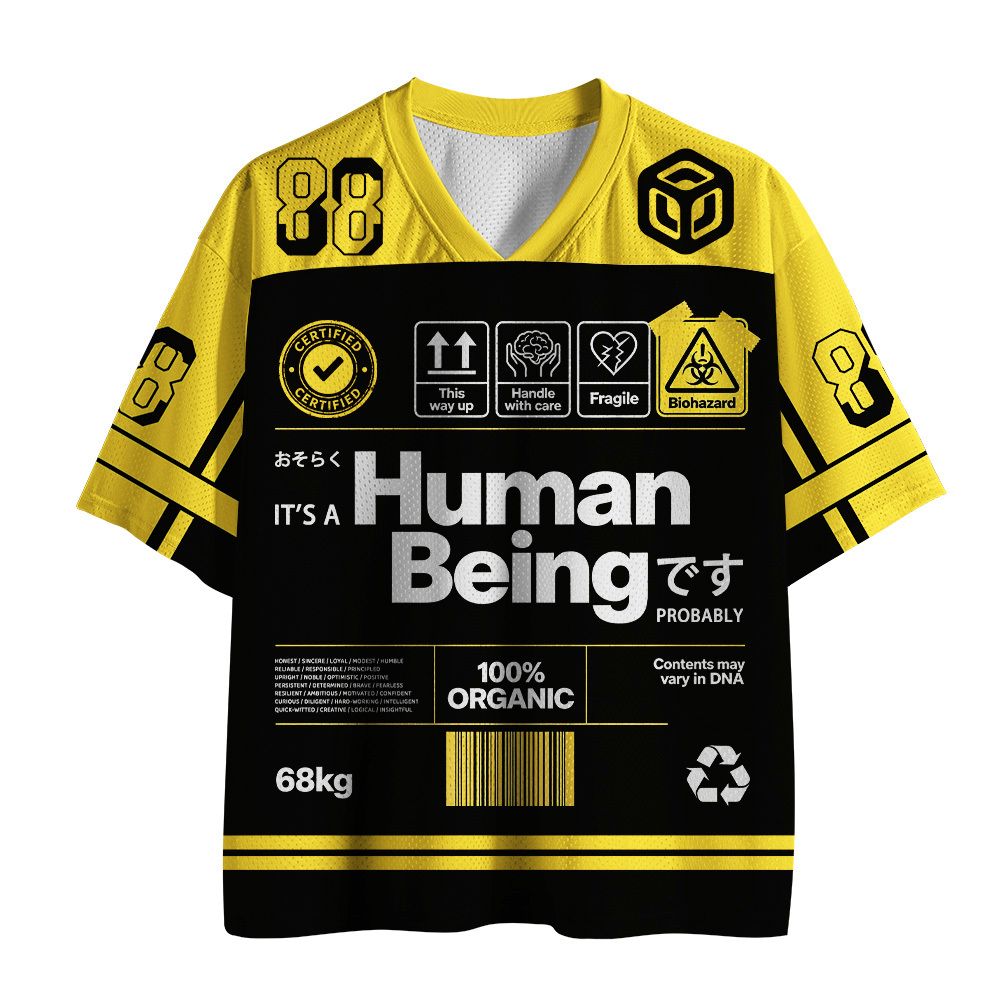 Kyoto Lion Mesh Jersey for Streetwear