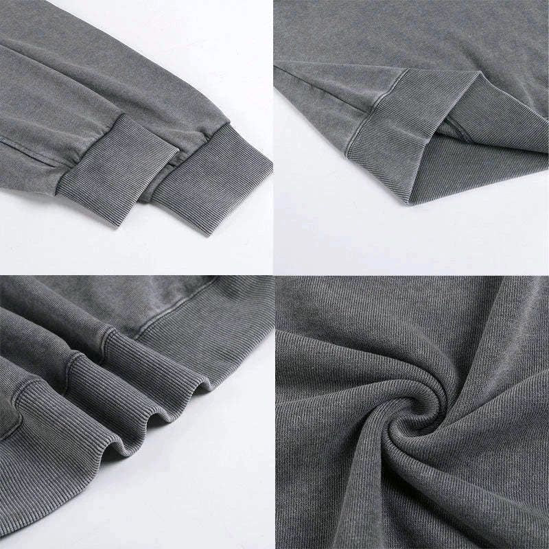 Kyoto-Lion Funny Rabbit Washed Sweatshirt