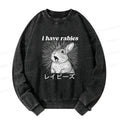 Funny Rabbit Sweatshirt for Daily Wear