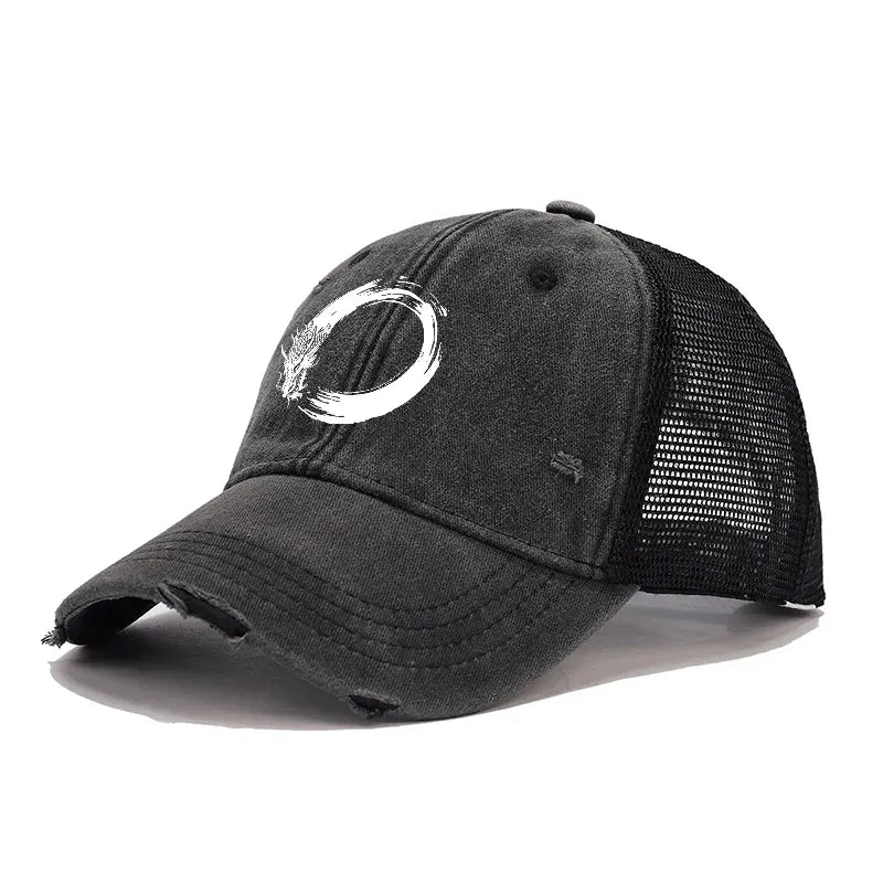Kyoto-Lion Dragon's Circle Trucker Cap