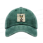 Kyoto-Lion Robot Cat Washed Cap