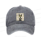Japanese Robot Cat Washed Cap