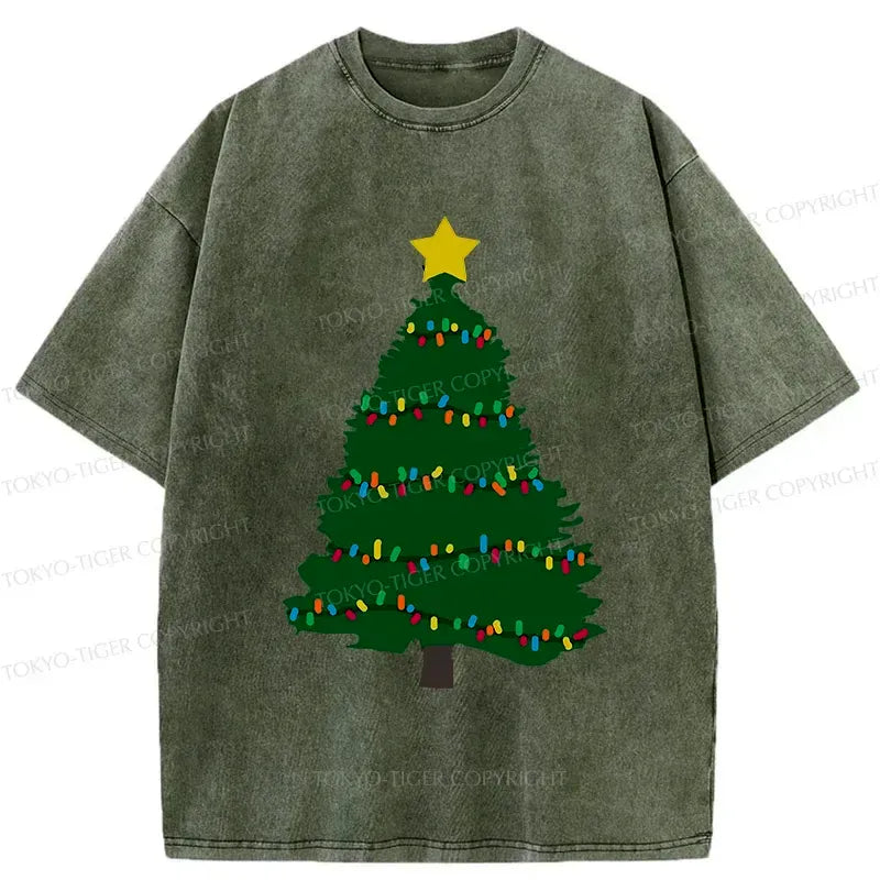 Japanese Vintage Washed T-Shirt for Christmas