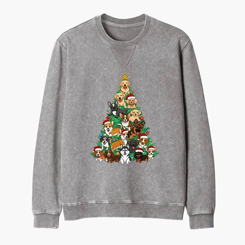 Washed Terry Sweatshirt Unisex Daily Wear