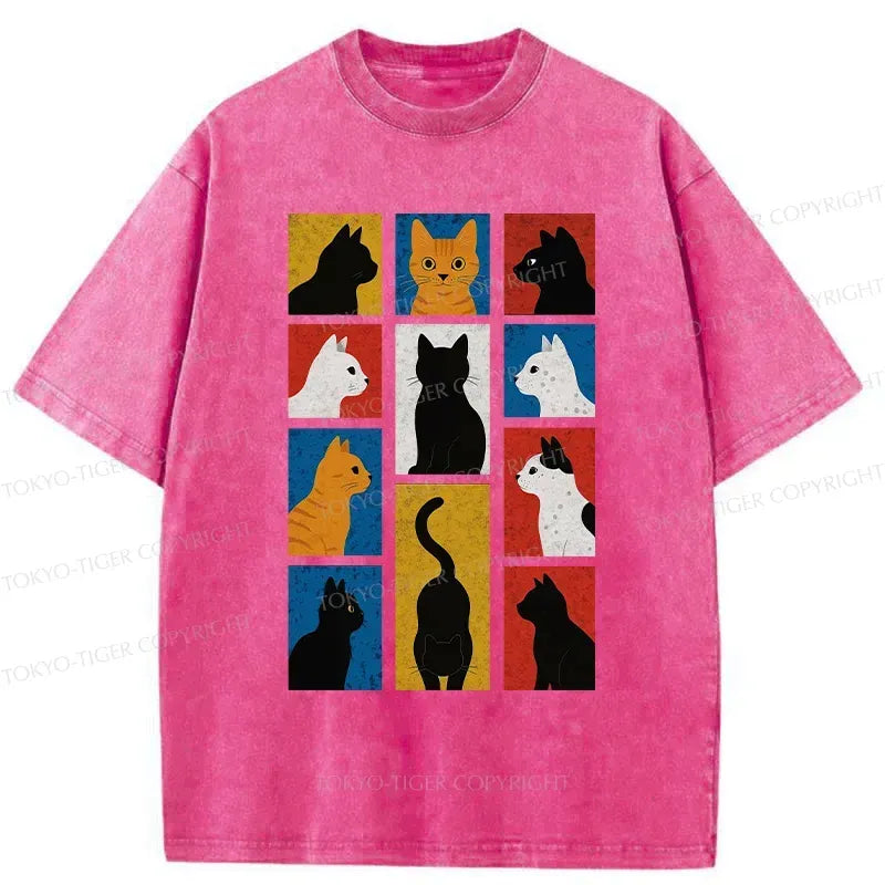 Kyoto-Lion Cat Tee for Summer Vacation