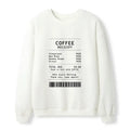 Coffee waffle pullover for vacation on sale