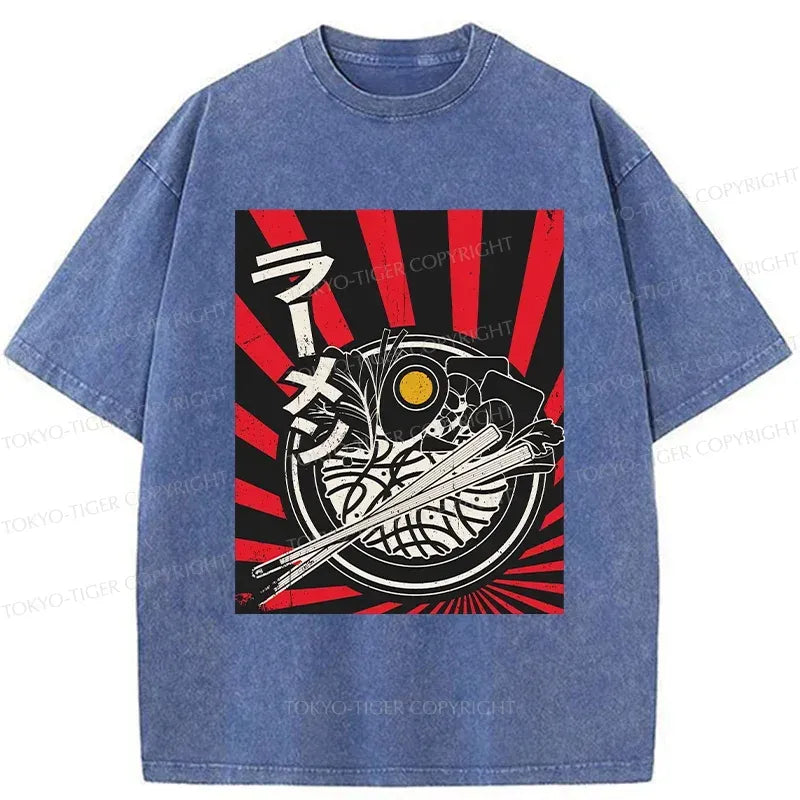 Washed Ramen Poster T-Shirt Best Seller