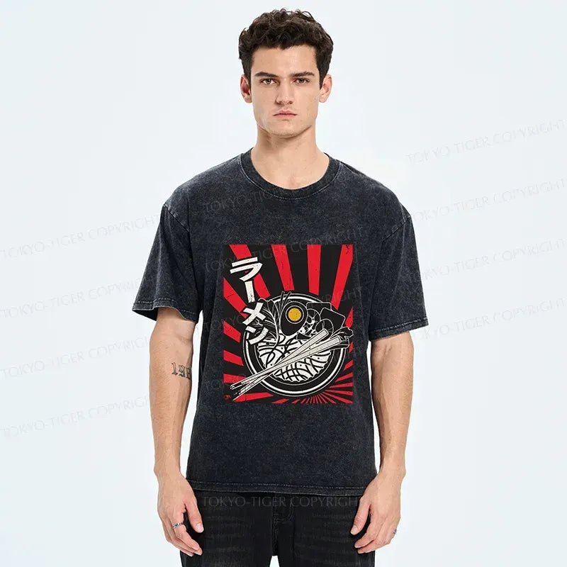 Washed Ramen Poster T-Shirt Best Seller