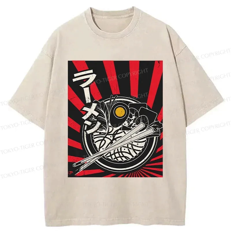 Washed Ramen Poster T-Shirt Best Seller