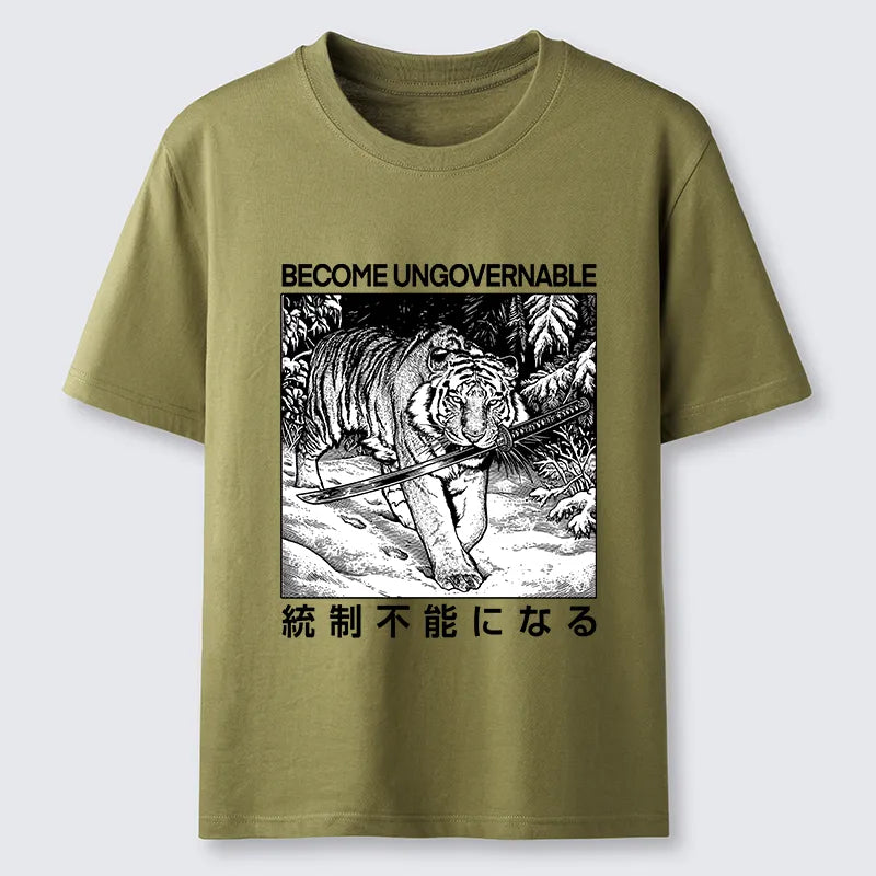 Kyoto-Lion Sword Tiger Funny Meme Classic T-Shirt