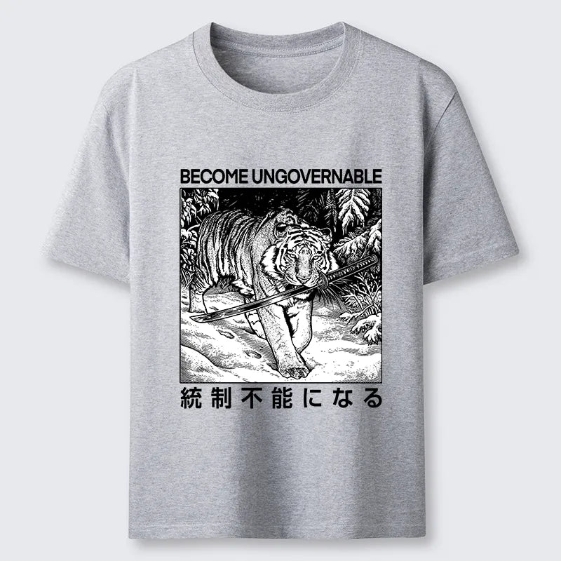 Kyoto-Lion Sword Tiger Funny Meme Classic T-Shirt