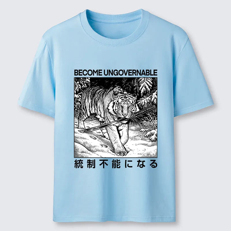 Kyoto-Lion Sword Tiger Funny Meme Classic T-Shirt