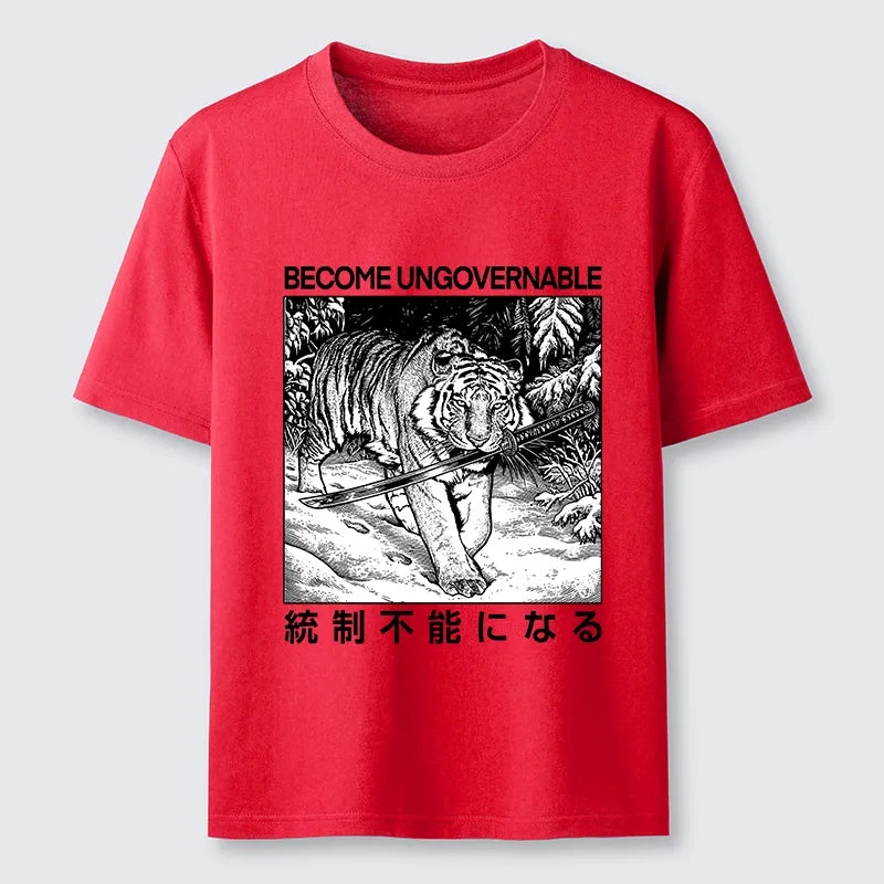 Kyoto-Lion Sword Tiger Funny Meme Classic T-Shirt