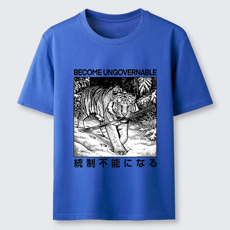 Kyoto-Lion Sword Tiger Funny Meme Classic T-Shirt