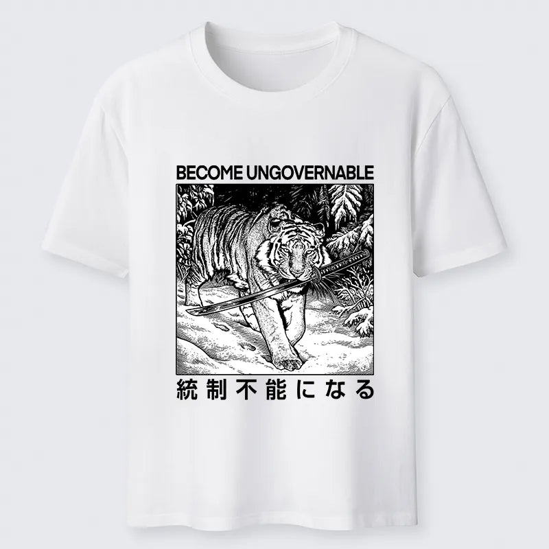 Kyoto-Lion Sword Tiger Funny Meme Classic T-Shirt