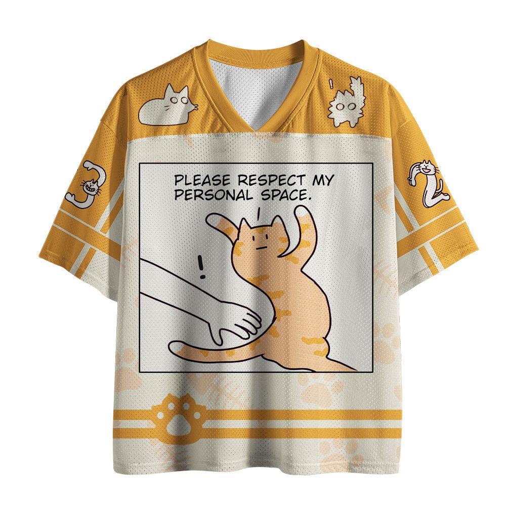 Breathable Cat Mesh Jersey for Sports