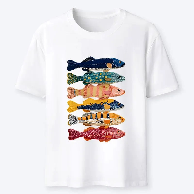 Kyoto-Lion Fish Art Tee for Gift Idea