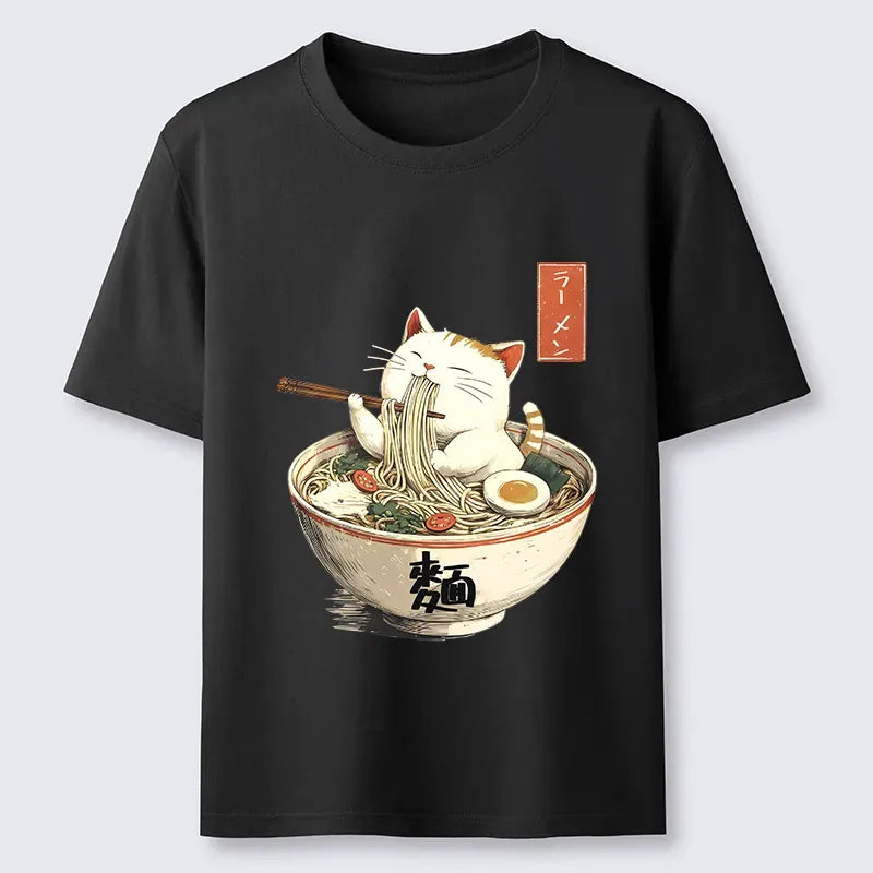 Japanese Cat Ramen Classic T-Shirt
