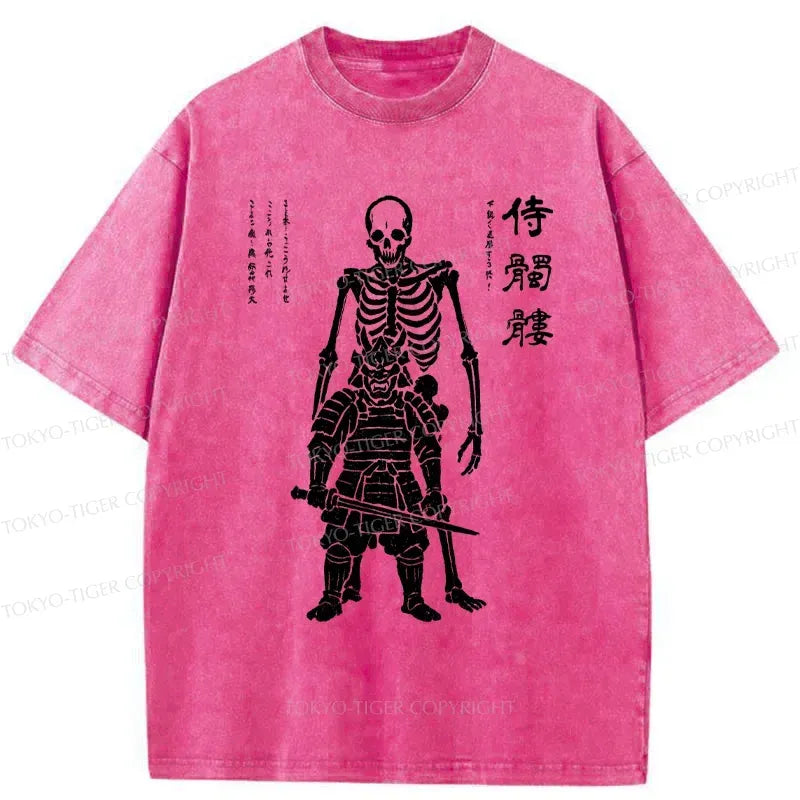 Skeleton Samurai T-Shirt for Japanese Culture