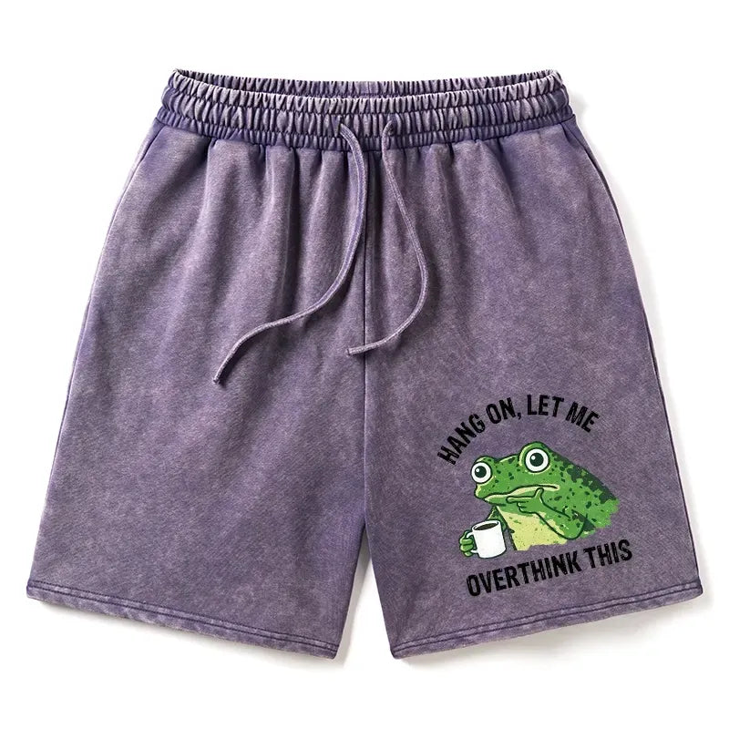 Japanese Coffee Washed Shorts for Streetwear