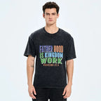 Comfortable Kyoto Lion Quote Tee for Men