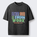 Kyoto-Lion Dad Life Proverbs Quote Washed T-Shirt