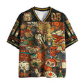 Breathable Unisex Mesh Jersey with Japanese Design