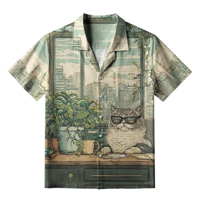Vintage Japanese Aloha Shirt for Men