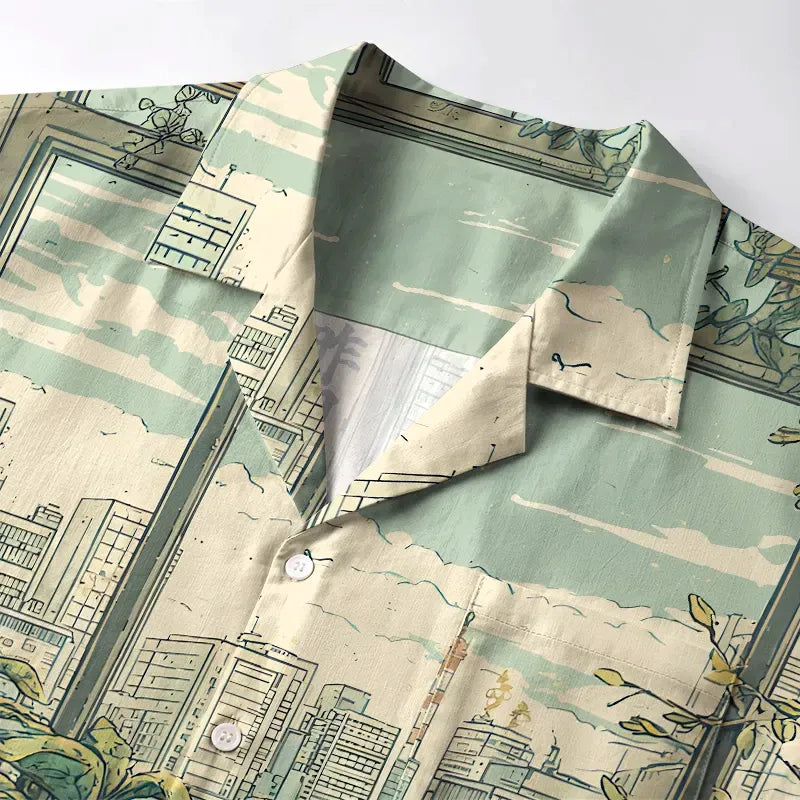 Japanese Cat Hawaiian Shirt for Holiday
