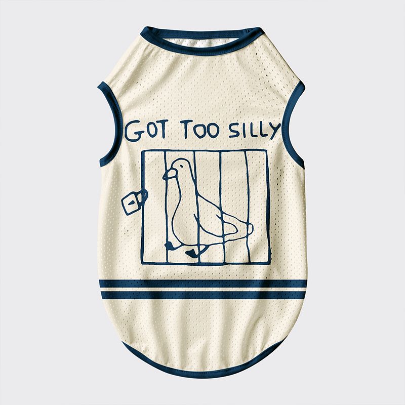 Funny Pet Mesh Jersey for Dogs