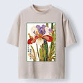Vintage Japanese Flower T-Shirt for Summer