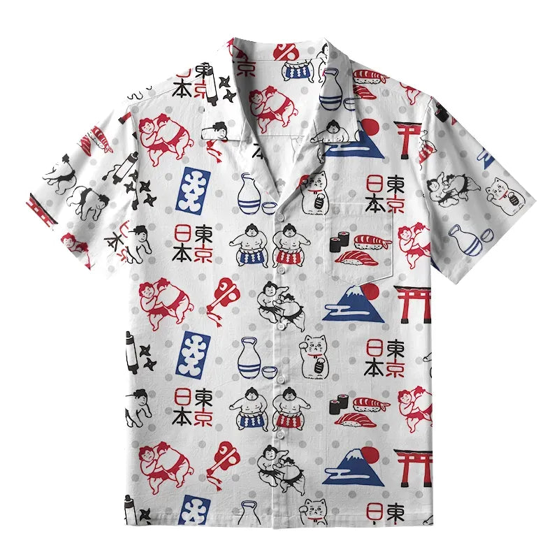 Best Seller Japanese Print Shirt for Men