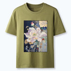 Kyoto-Lion Golden Flower Bloom In The Night Classic T-Shirt