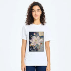 Kyoto-Lion Golden Flower Bloom In The Night Classic T-Shirt
