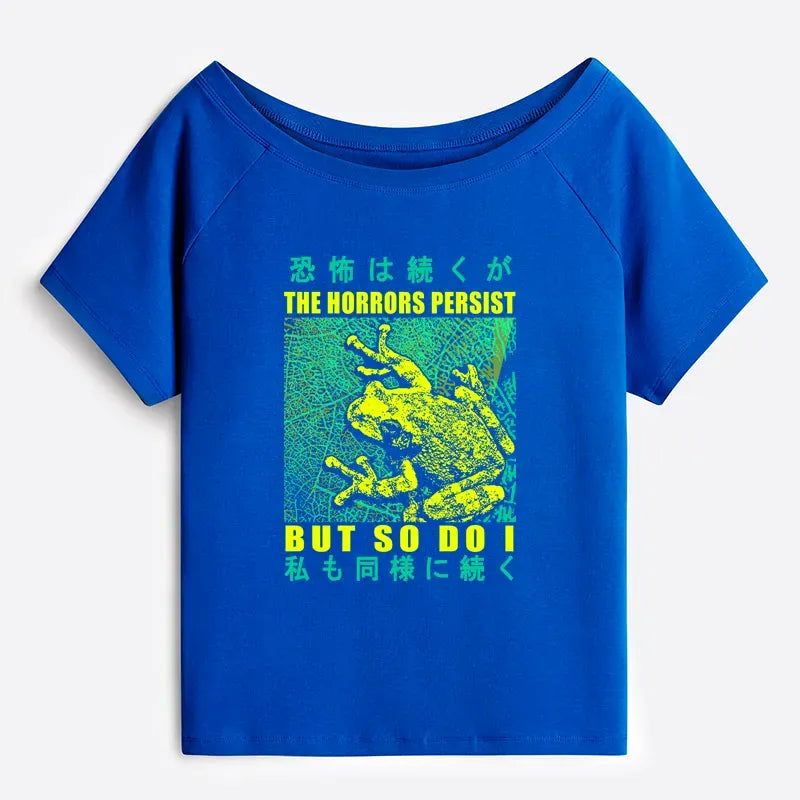 Kyoto Lion horror frog shirt streetwear