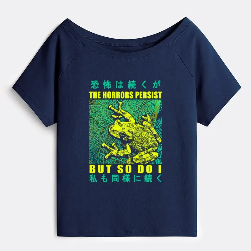 Kyoto Lion horror frog shirt streetwear