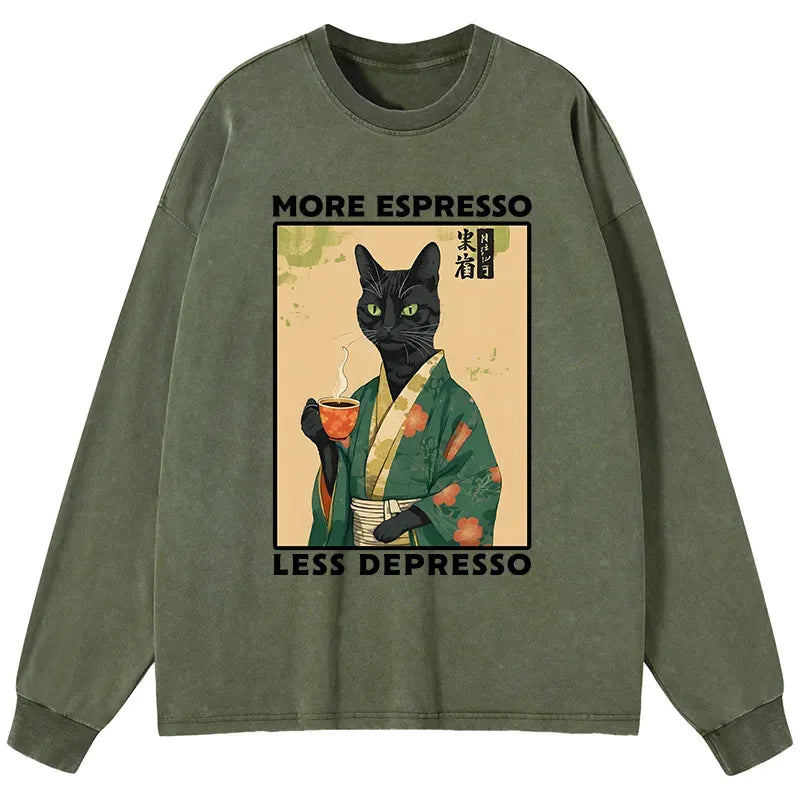 more caffeine less sadness shirt gift idea