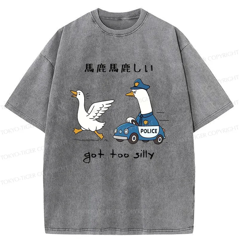 Japanese Washed T-Shirt for Daily Wear