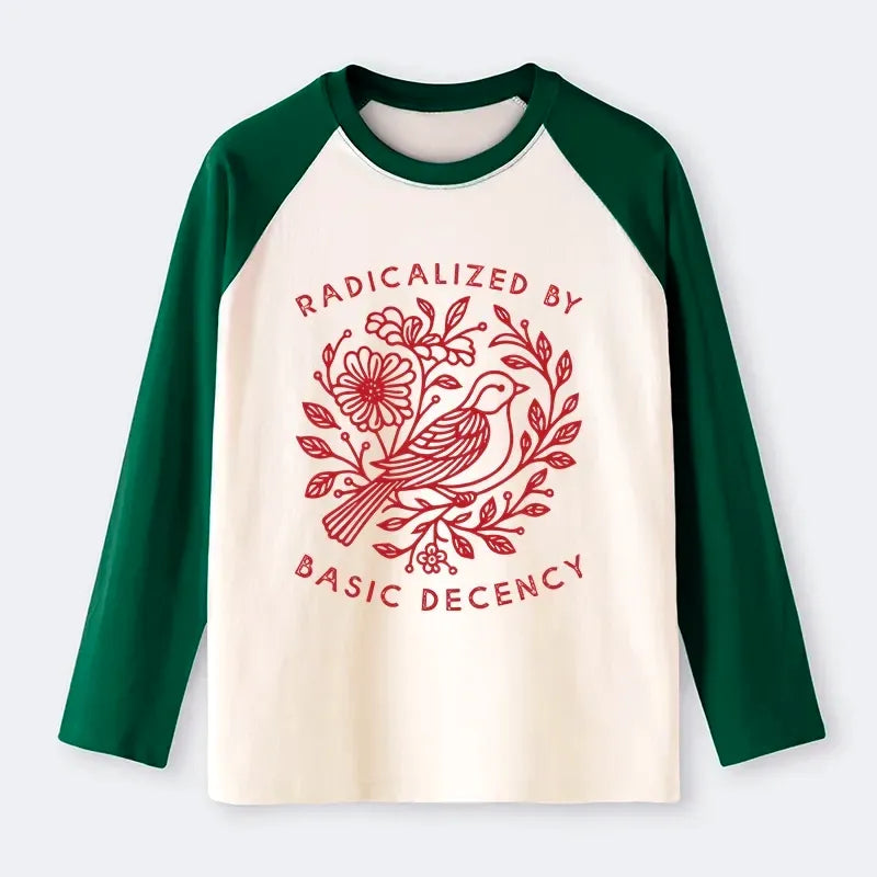 Vintage Japanese Style Raglan Long Sleeve for Streetwear