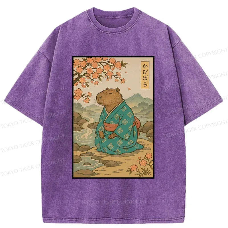 Funny Capybara T-Shirt as Gift for Him