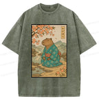 Funny Capybara T-Shirt as Gift for Him
