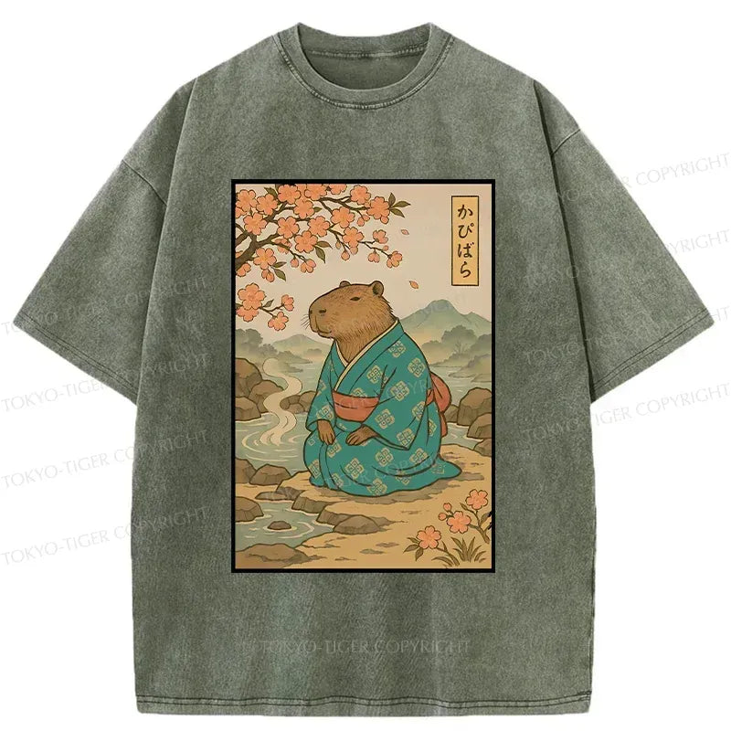 Funny Capybara T-Shirt as Gift for Him
