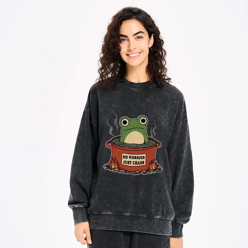 Funny Frog Sweatshirt for Gift Idea