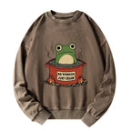 Funny Frog Sweatshirt for Gift Idea