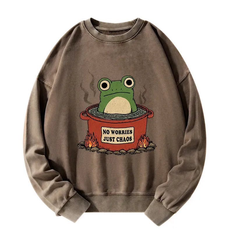 Funny Frog Sweatshirt for Gift Idea